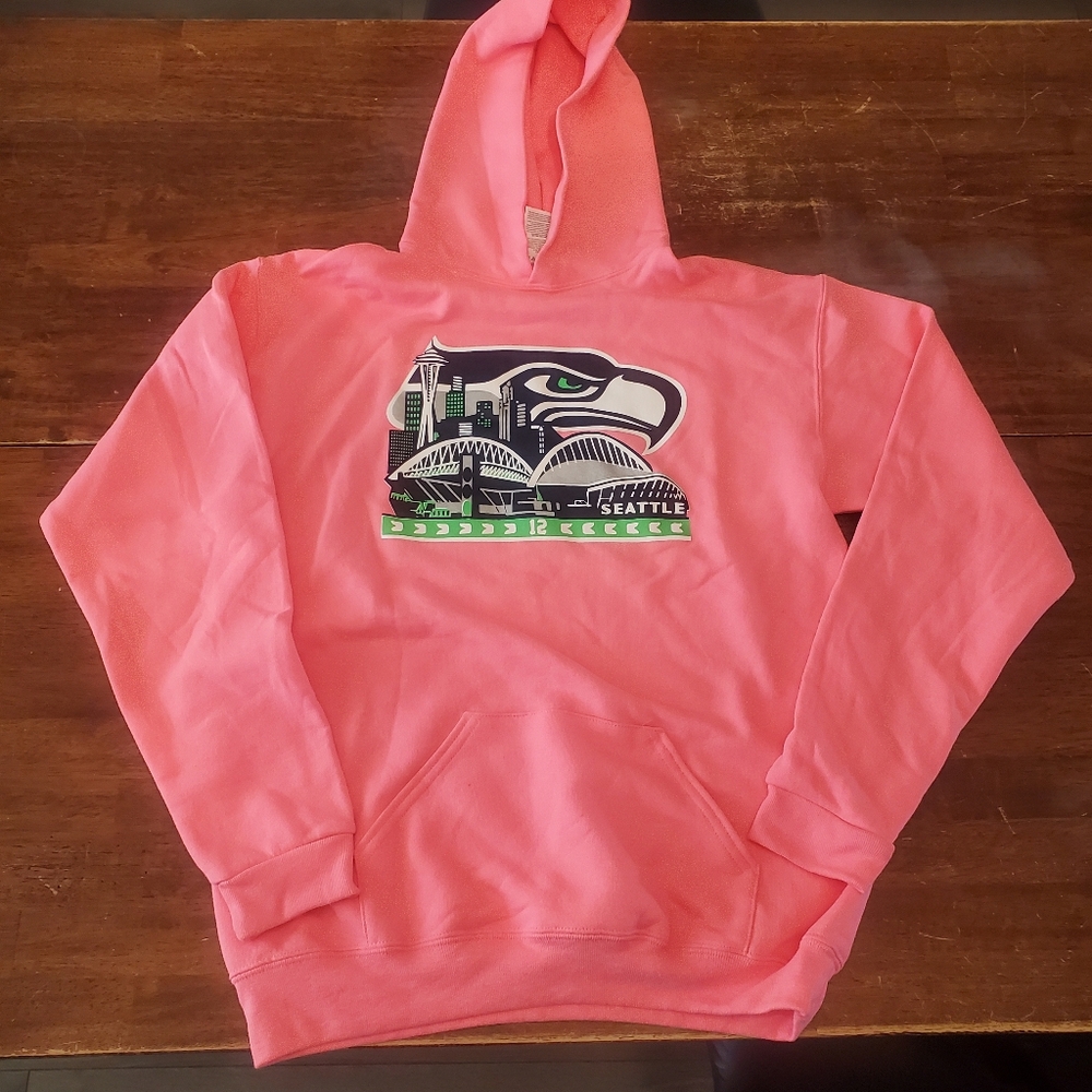 Vibrant Pink Hoodie with Sneaker Design